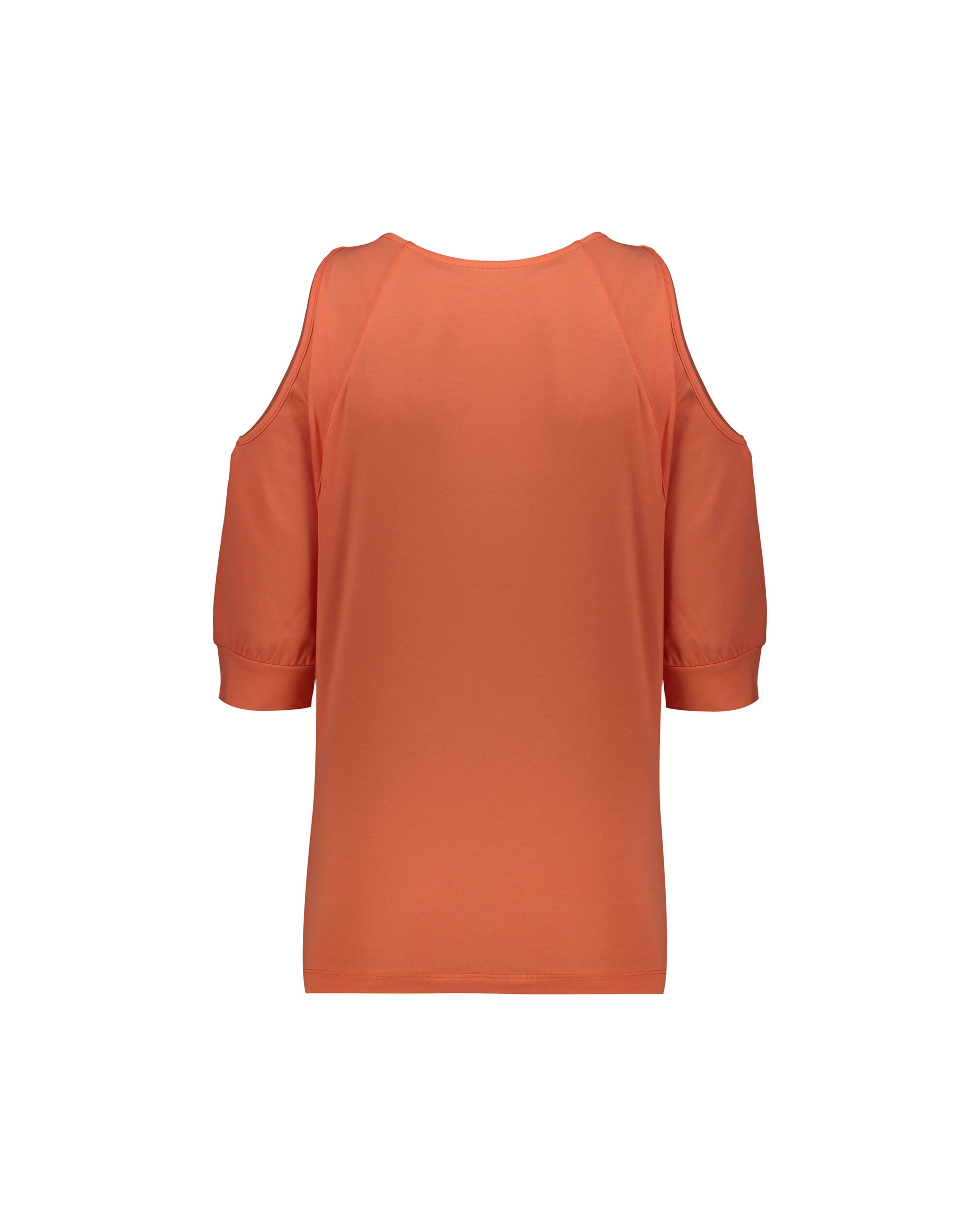 تي شرت زنانه سرشانه باز آستين مچ دار