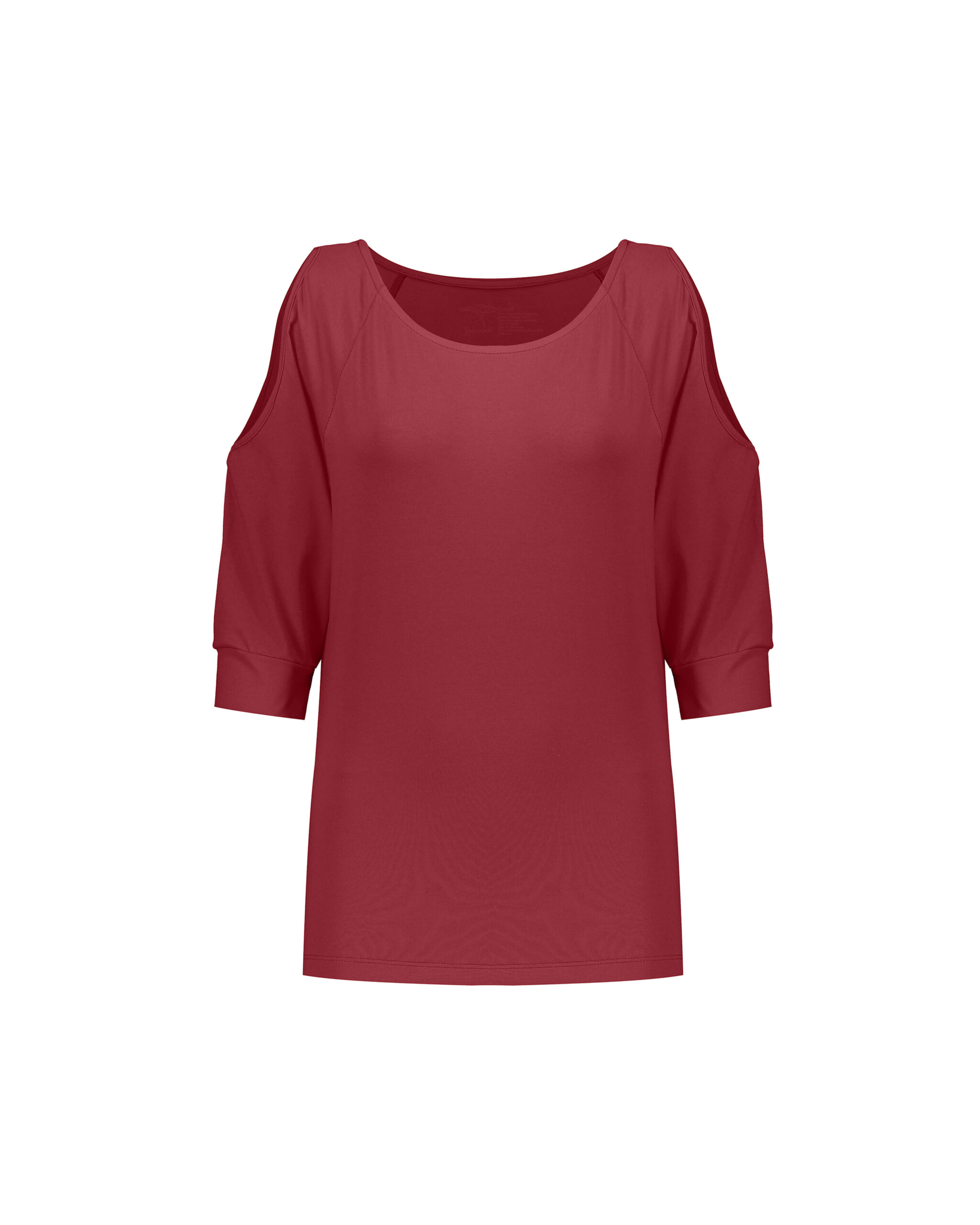 تي شرت زنانه سرشانه باز آستين مچ دار