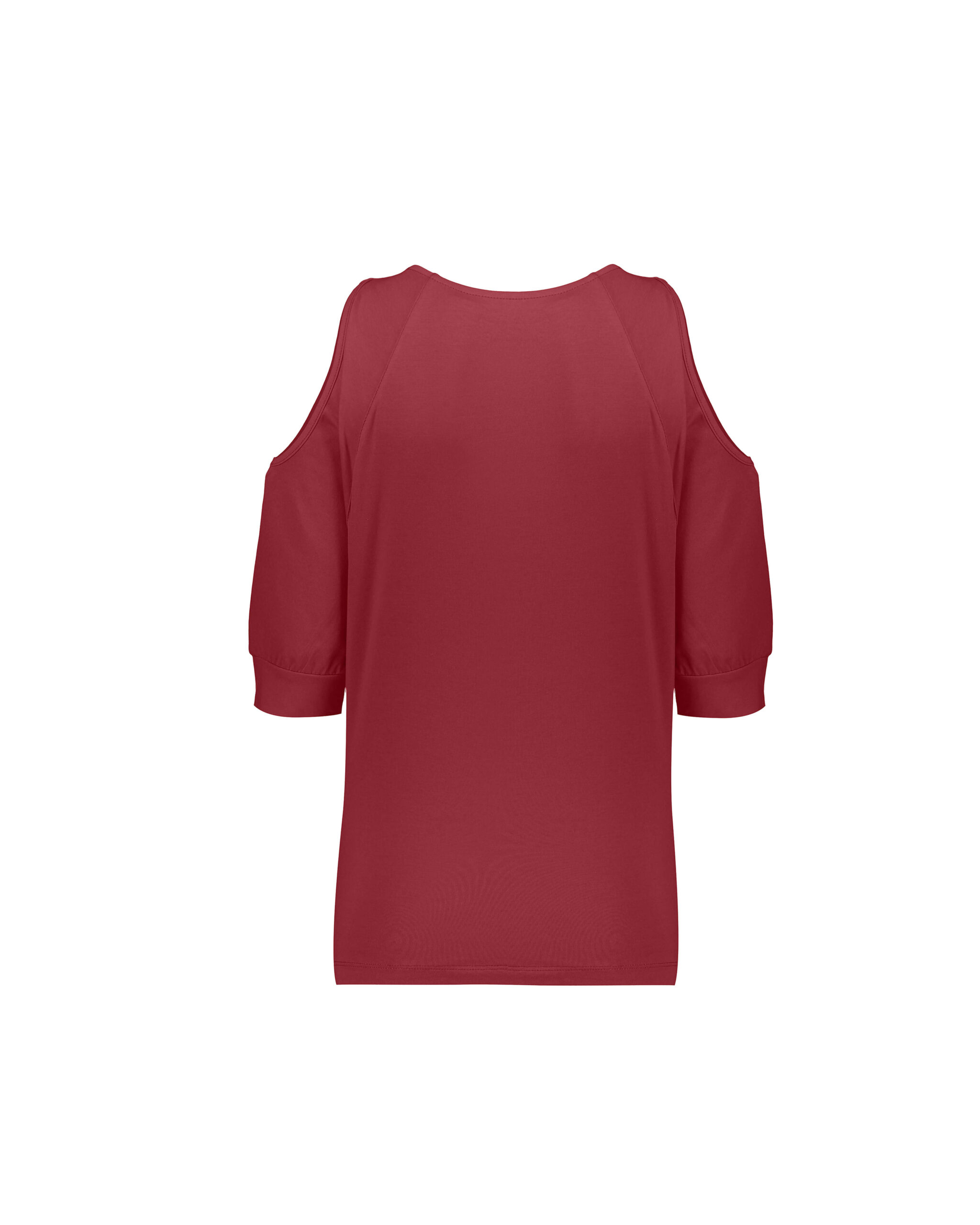 تي شرت زنانه سرشانه باز آستين مچ دار