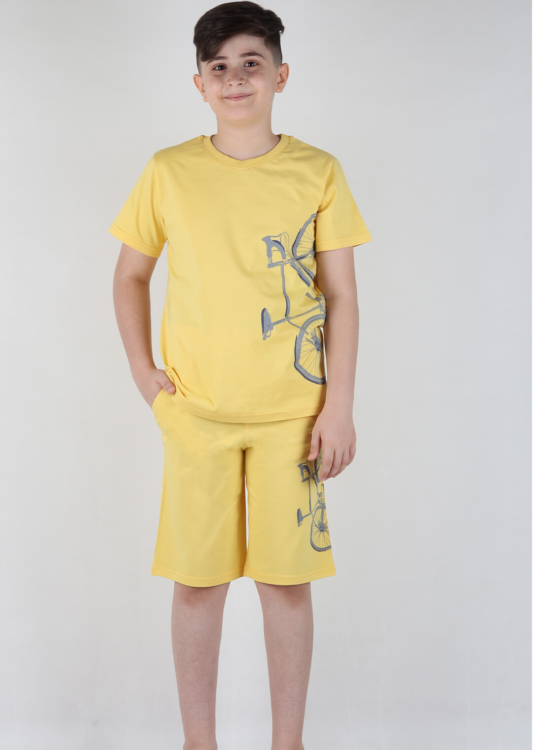 ست تی شرت و شلوارک پسرانه