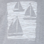 طوسی با چاپ قایق سفید